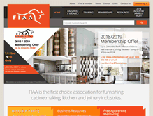 Tablet Screenshot of fiaa.com.au
